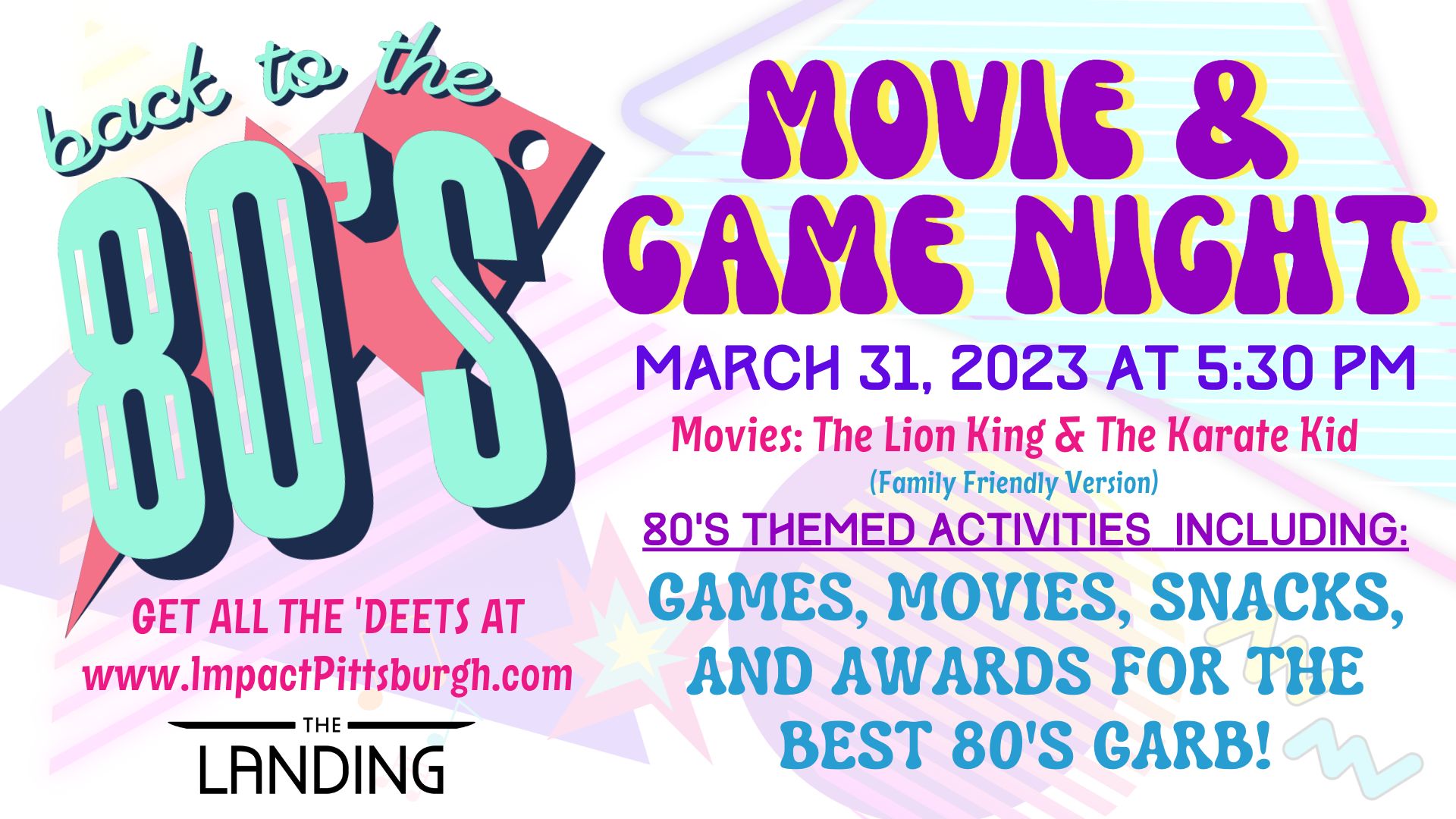 Featured image for 80’s Movie & Game Night