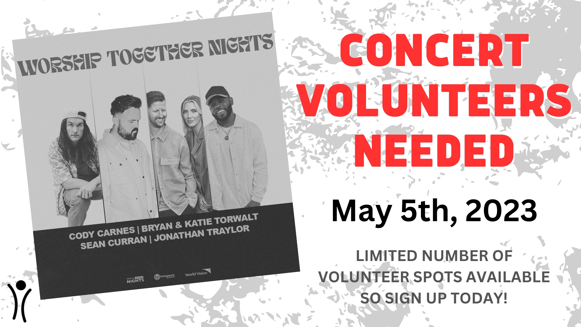 Featured image for Worship Together Nights Tour – Volunteers