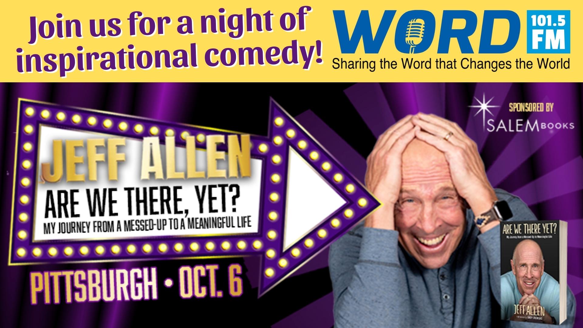 Featured image for WORD-FM Presents Jeff Allen’s Are We There Yet Comedy Tour