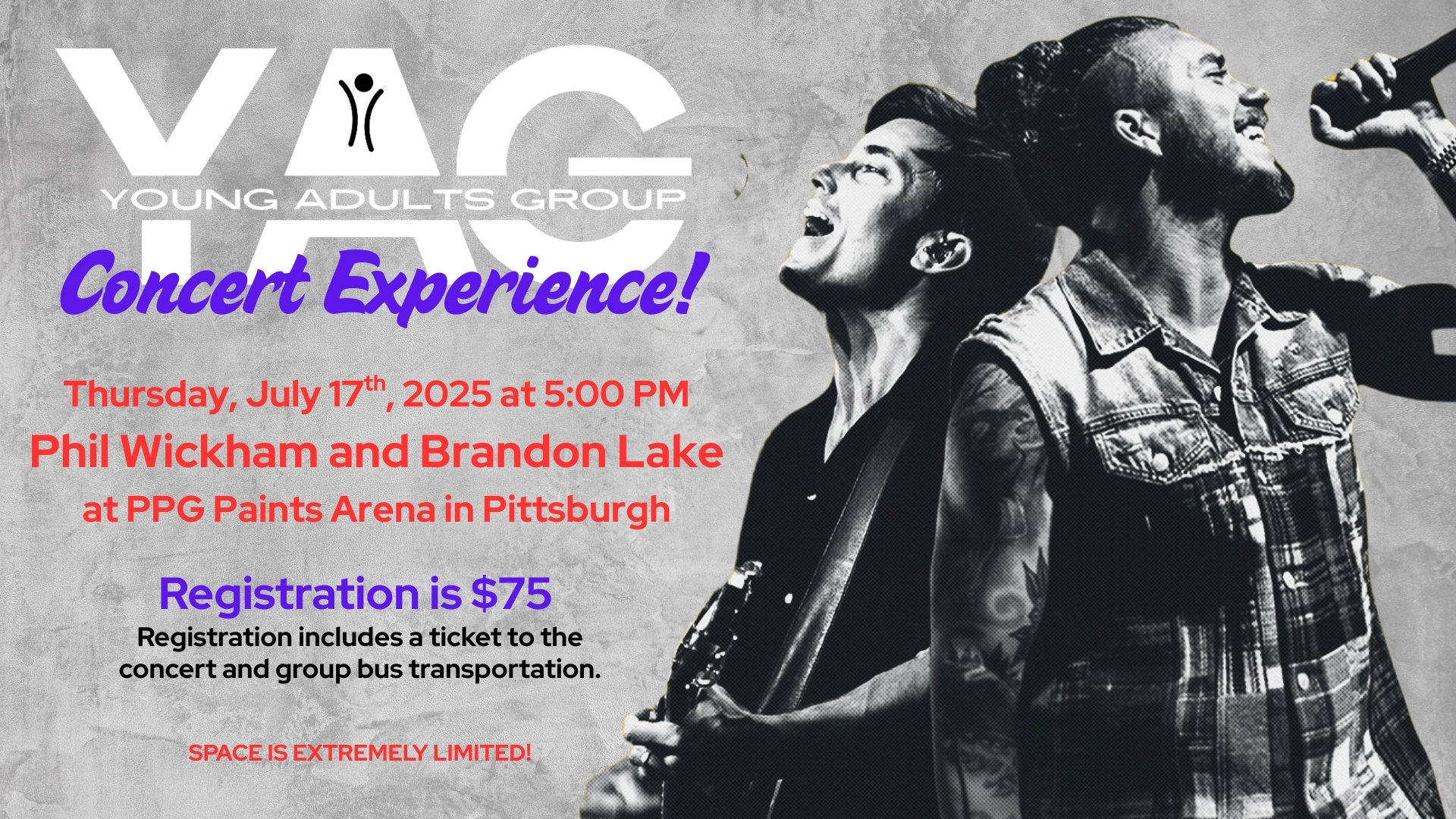 Featured image for Young Adults Group Concert Experience