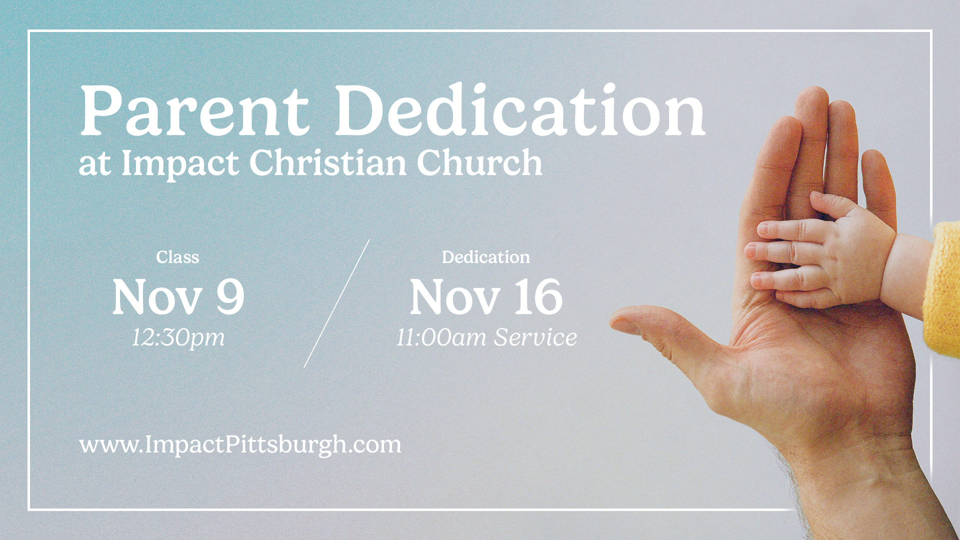 Featured image for Parent Dedication Fall 2025