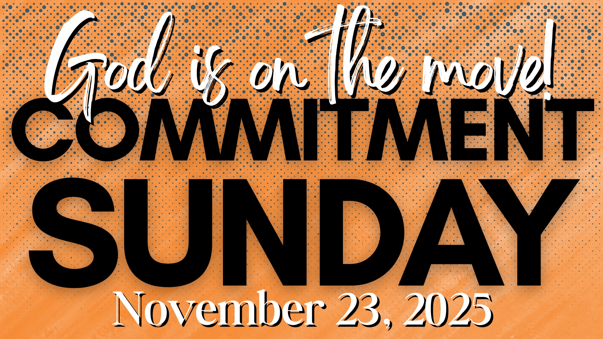 Featured image for Commitment Sunday